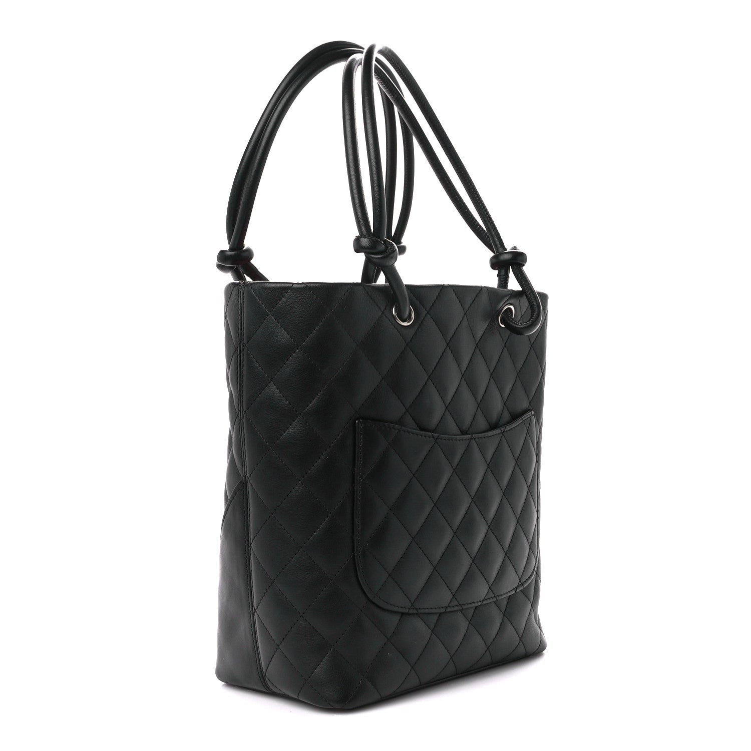 Chanel Calfskin Quilted Medium Cambon Tote Black 3 of 10