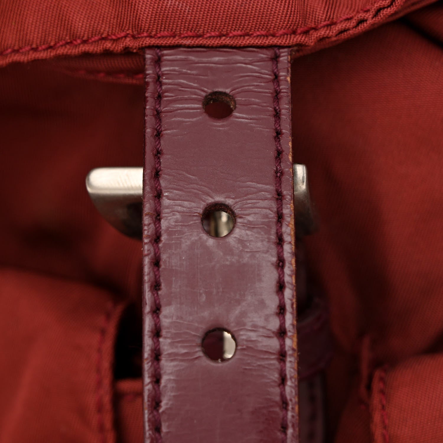 Prada Nylon Vela Small Backpack Rosso 12 of 15