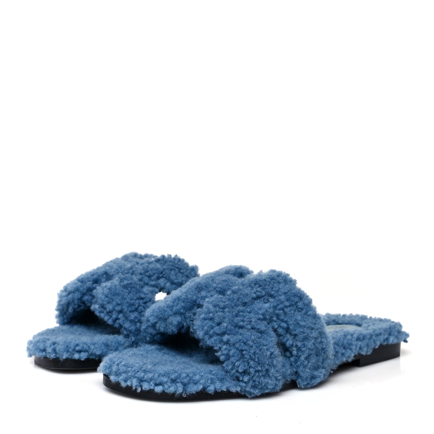Woolskin Oran Sandals 38 Bleu