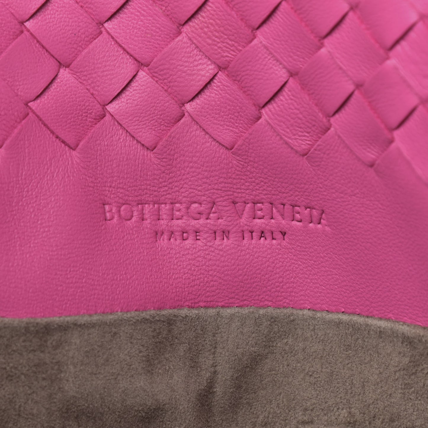 Nappa Intrecciato Tote Pink