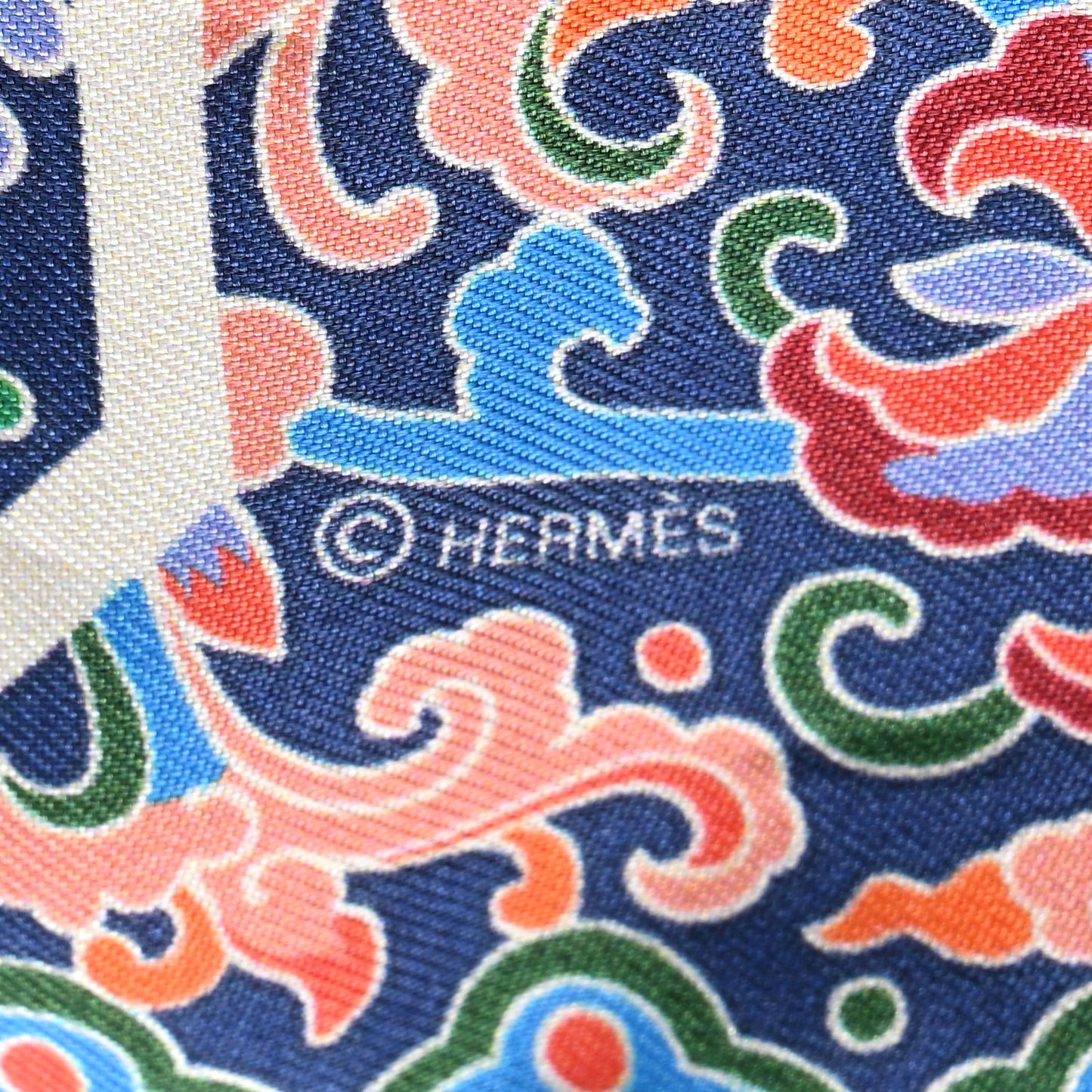 Silk Collections Imperiales Twilly Lavande Bleu Orange