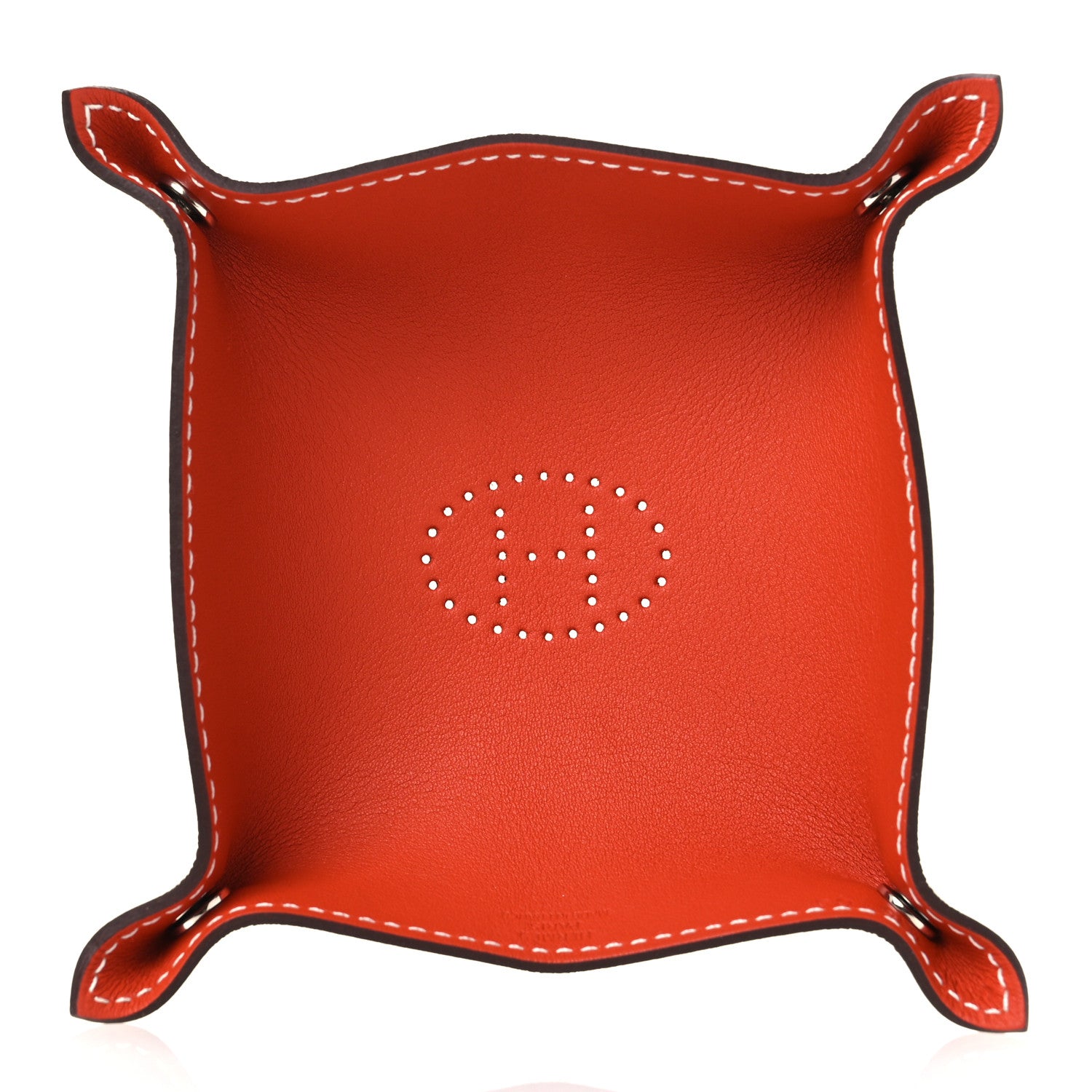 Hermes Taurillon Mini Mises et Relances Evelyne Change Tray Gold