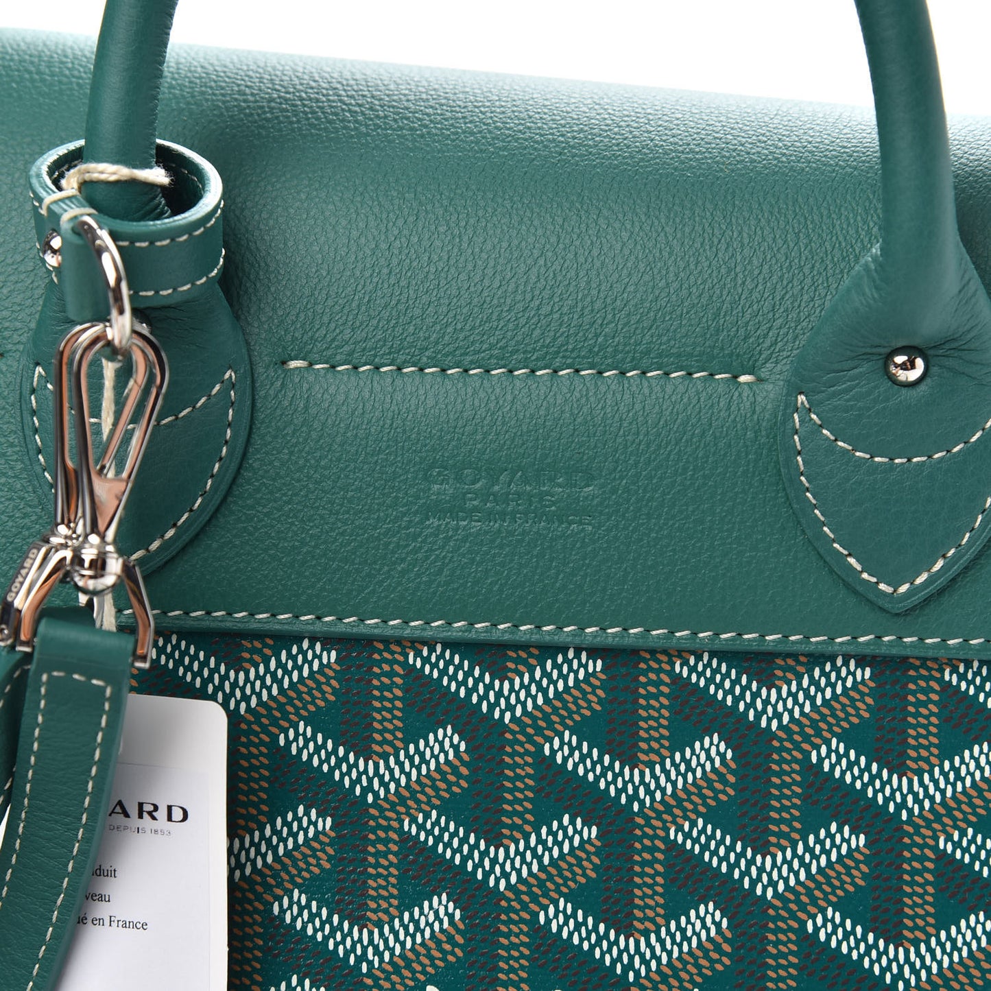 Goyardine Calfskin Mini Alpin Backpack Green
