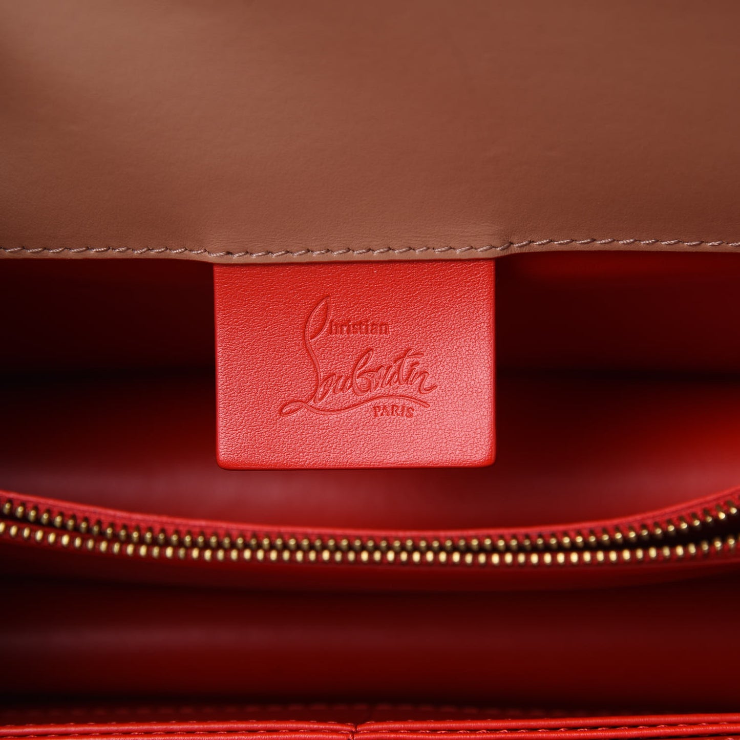 Calfskin Small Elisa Shoulder Bag Nude