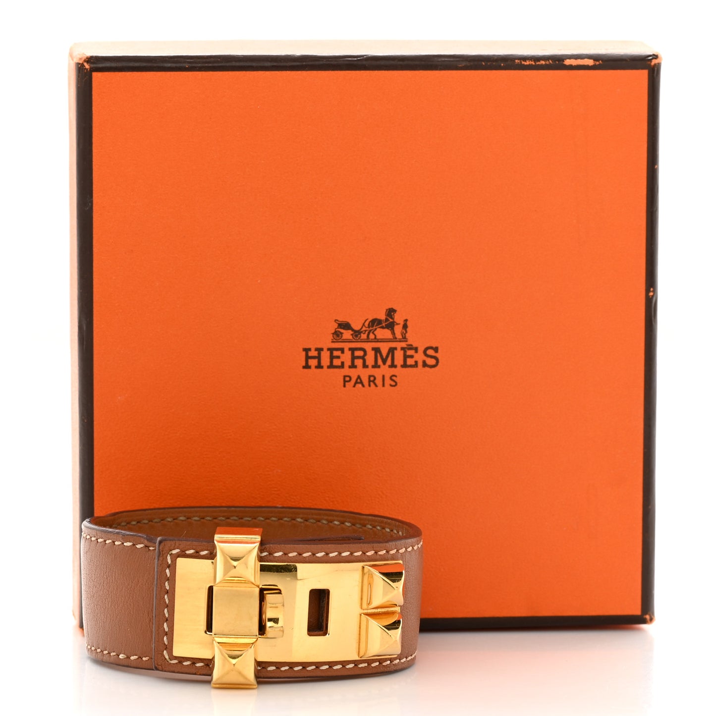 Epsom Collier de Chien CDC 24 Bracelet T2 Gold