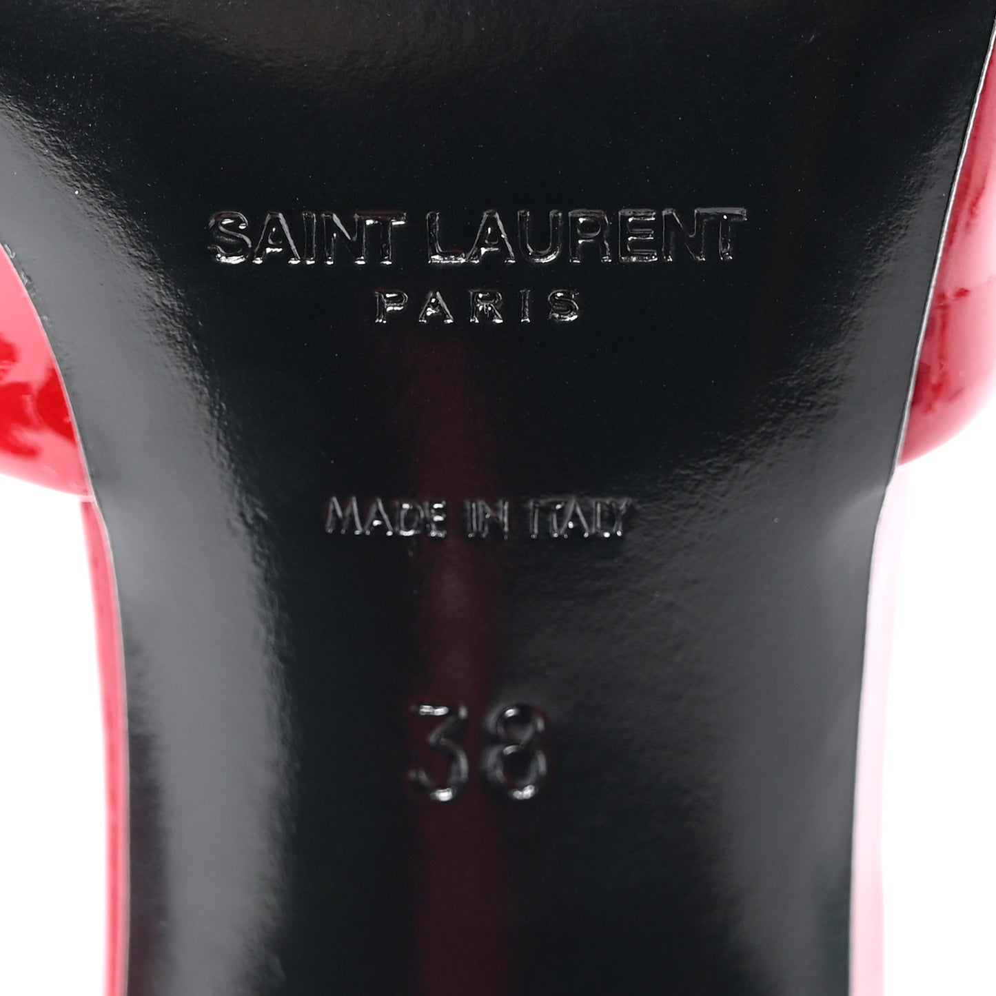Vernice Gloss La 16 95 Mule Sandals 38 Tibet Red