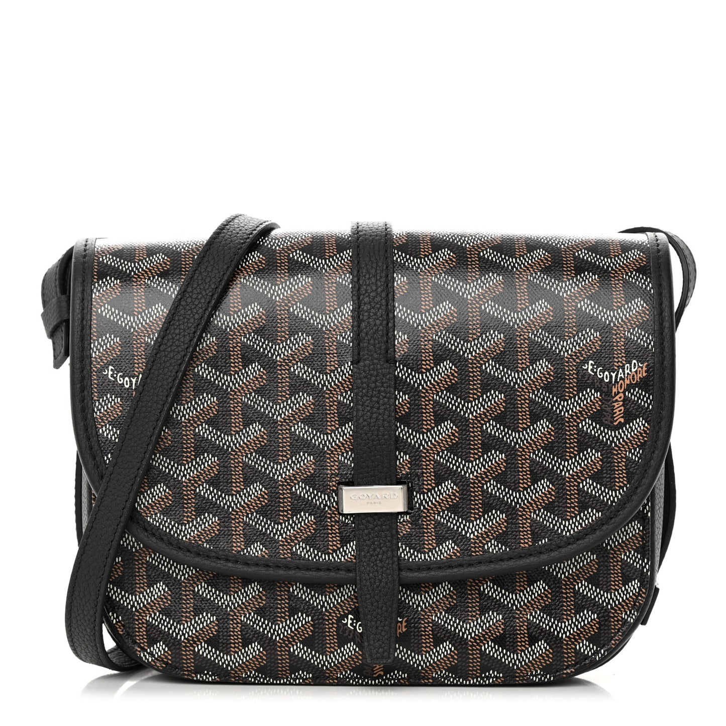 Goyardine Belvedere II PM Messenger Bag Black