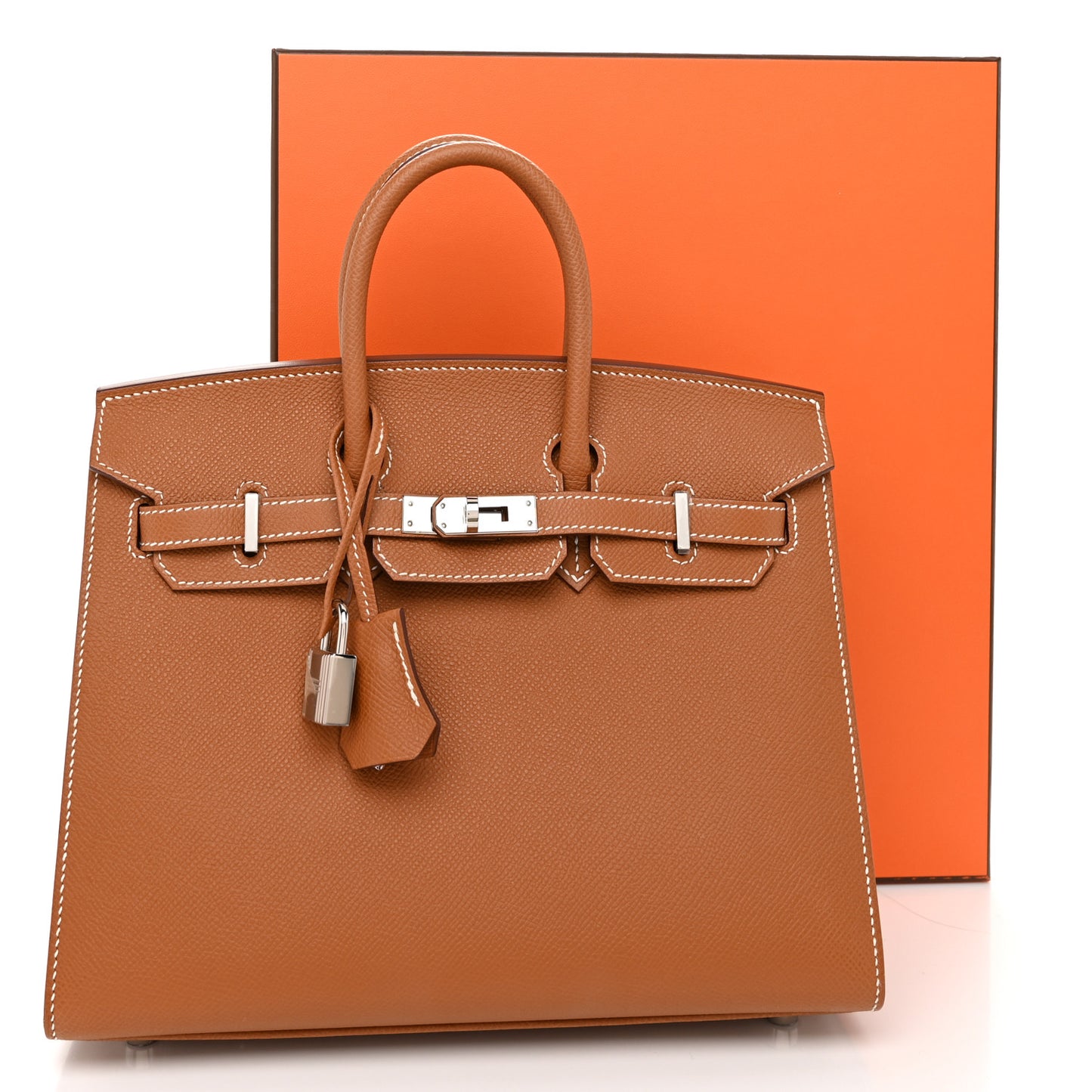 Epsom Birkin Sellier 25 Gold