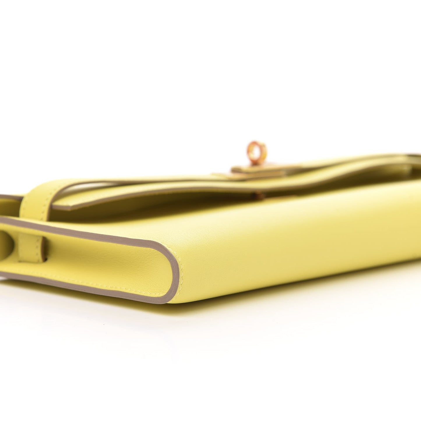 Swift Kelly Cut Clutch Pochette Lime