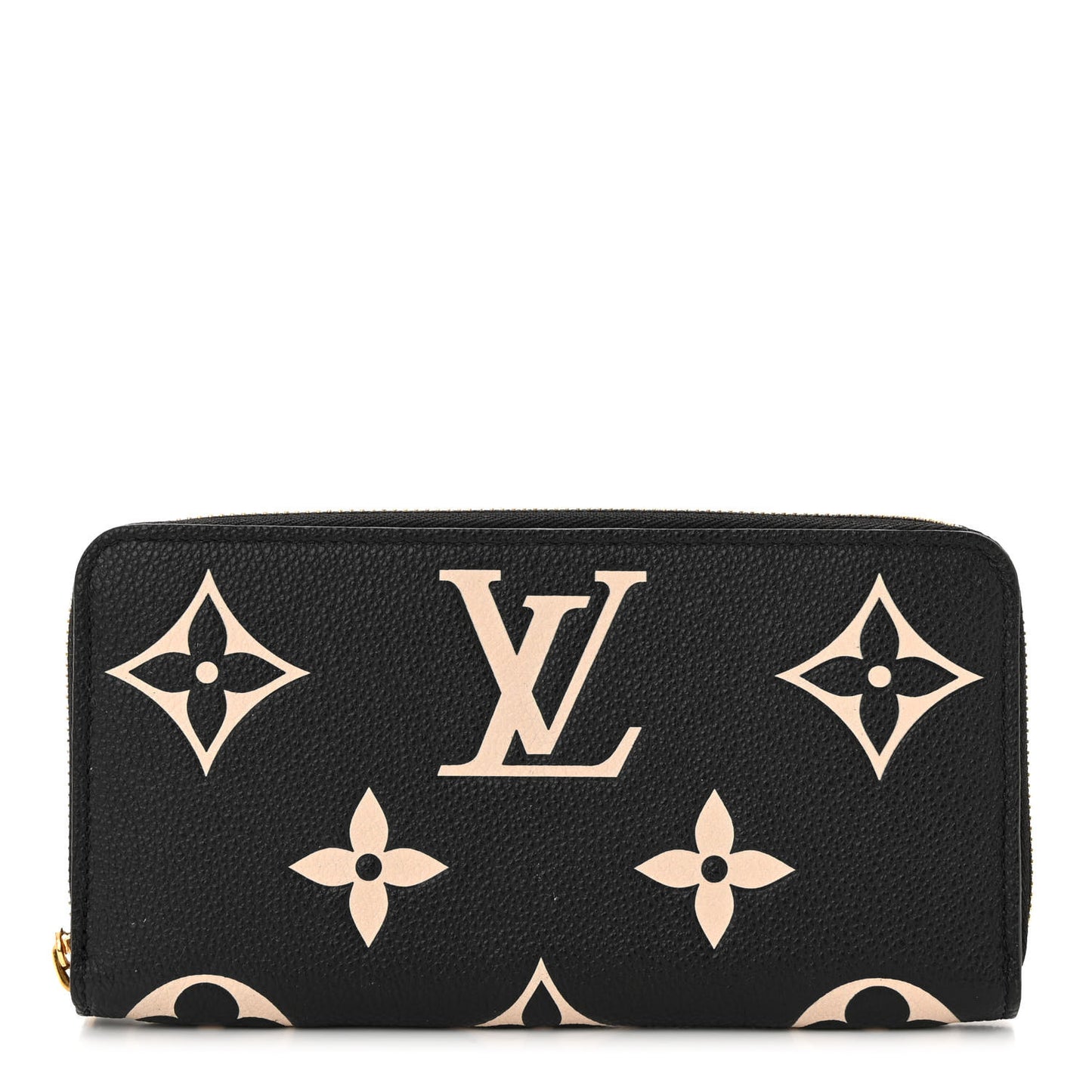Empreinte Monogram Giant Zippy Wallet Black Beige