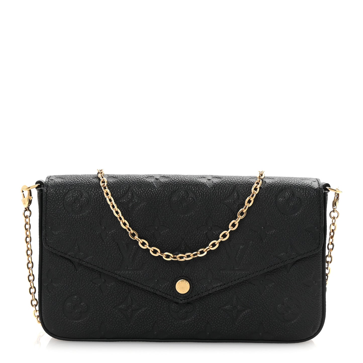 Empreinte Pochette Felicie Chain Wallet Black