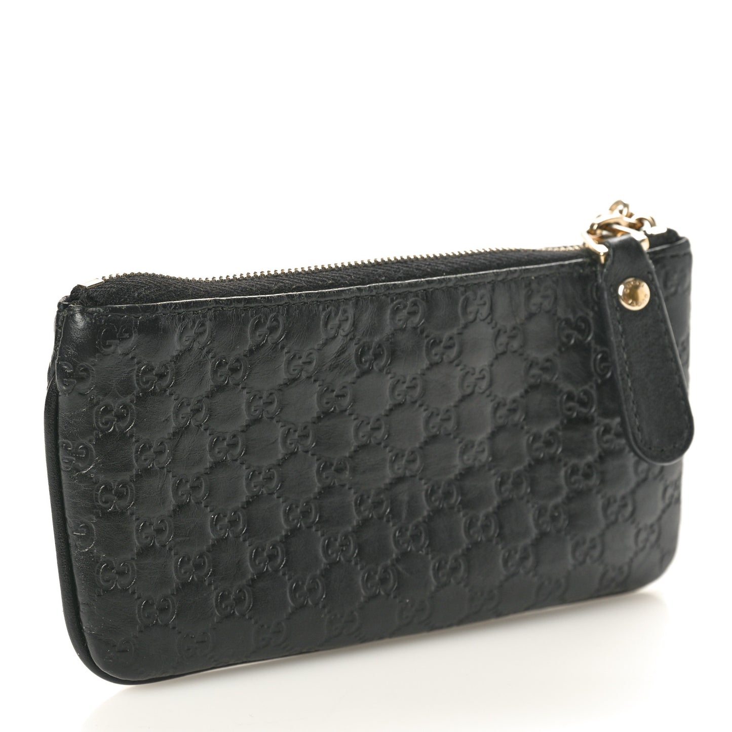 Microguccissima Key Ring Coin Case Black