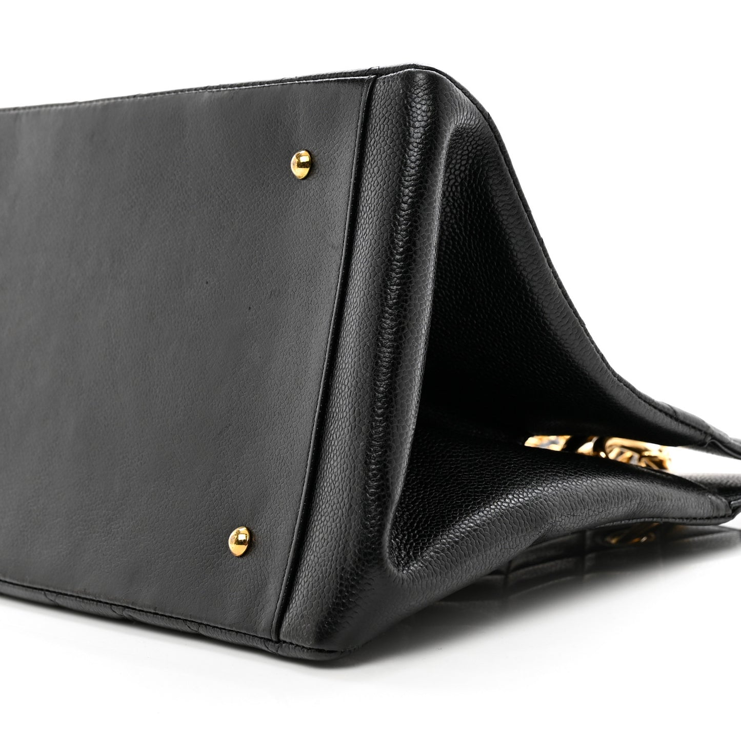 Caviar Quilted Grand Timeless Tote GTT Black