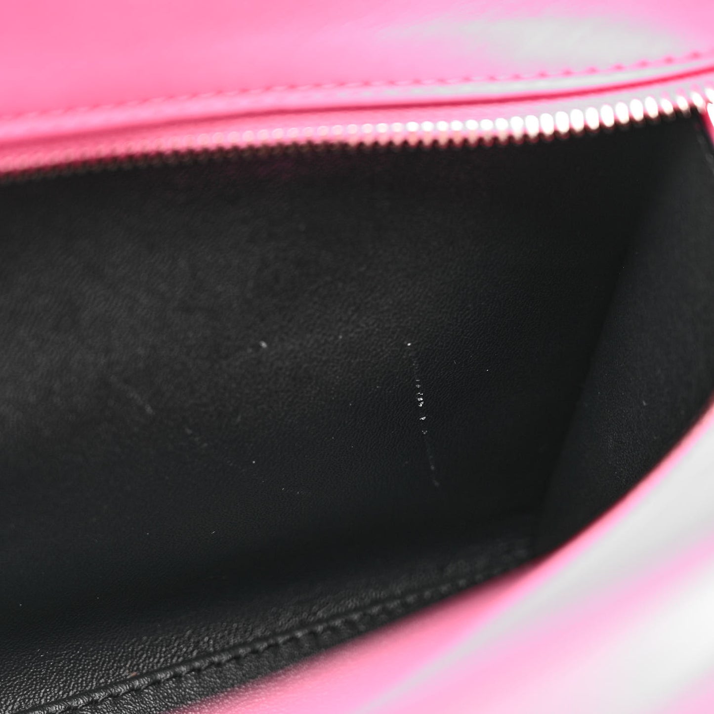 Calfskin Logo Printed Nano Bogey Day Bag Pink