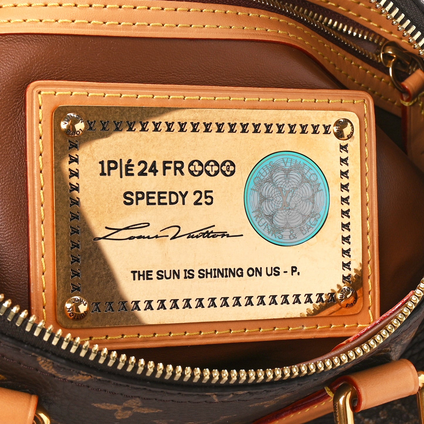 Calfskin Monogram Speedy P9 Bandouliere 25