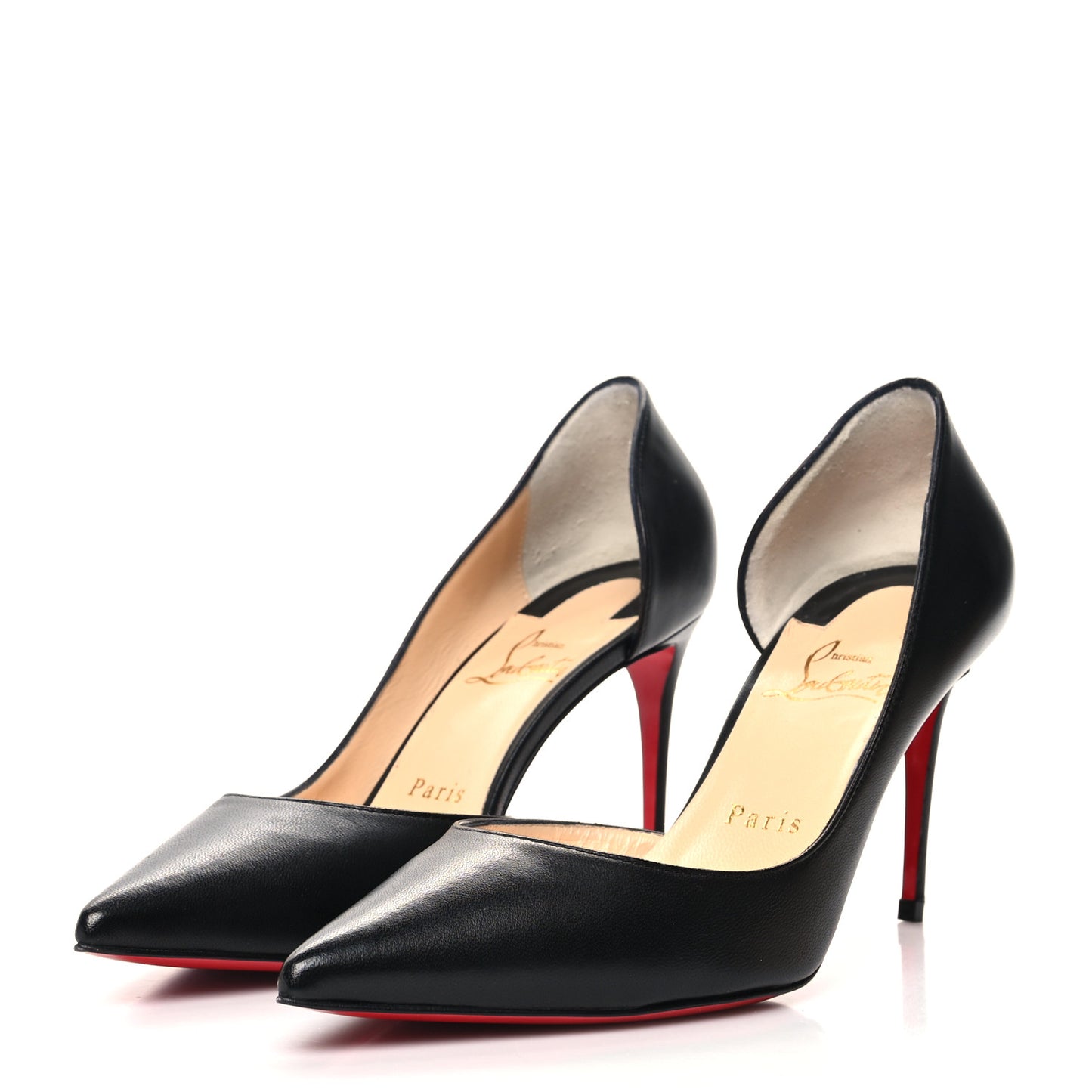 Shiny Nappa Iriza 85 Pumps 37.5 Black