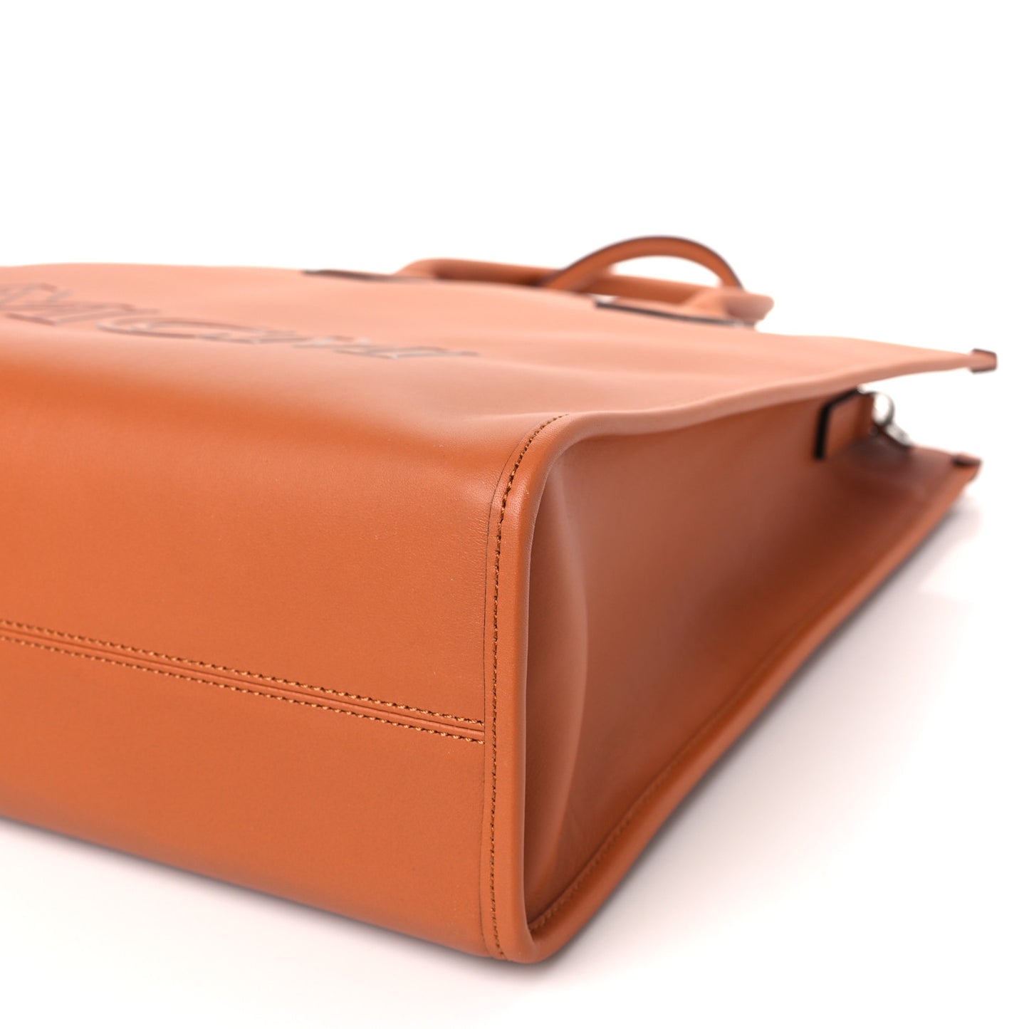 Spanish Calfskin Medium Klassik Tote Cognac