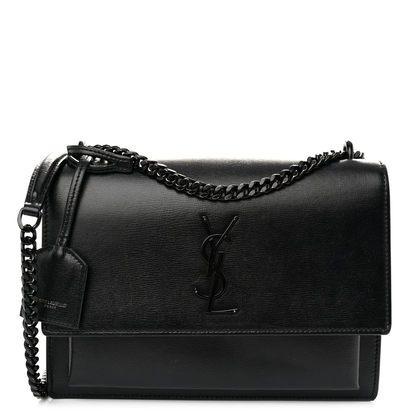 Calfskin Medium Monogram Monochrome Sunset Black
