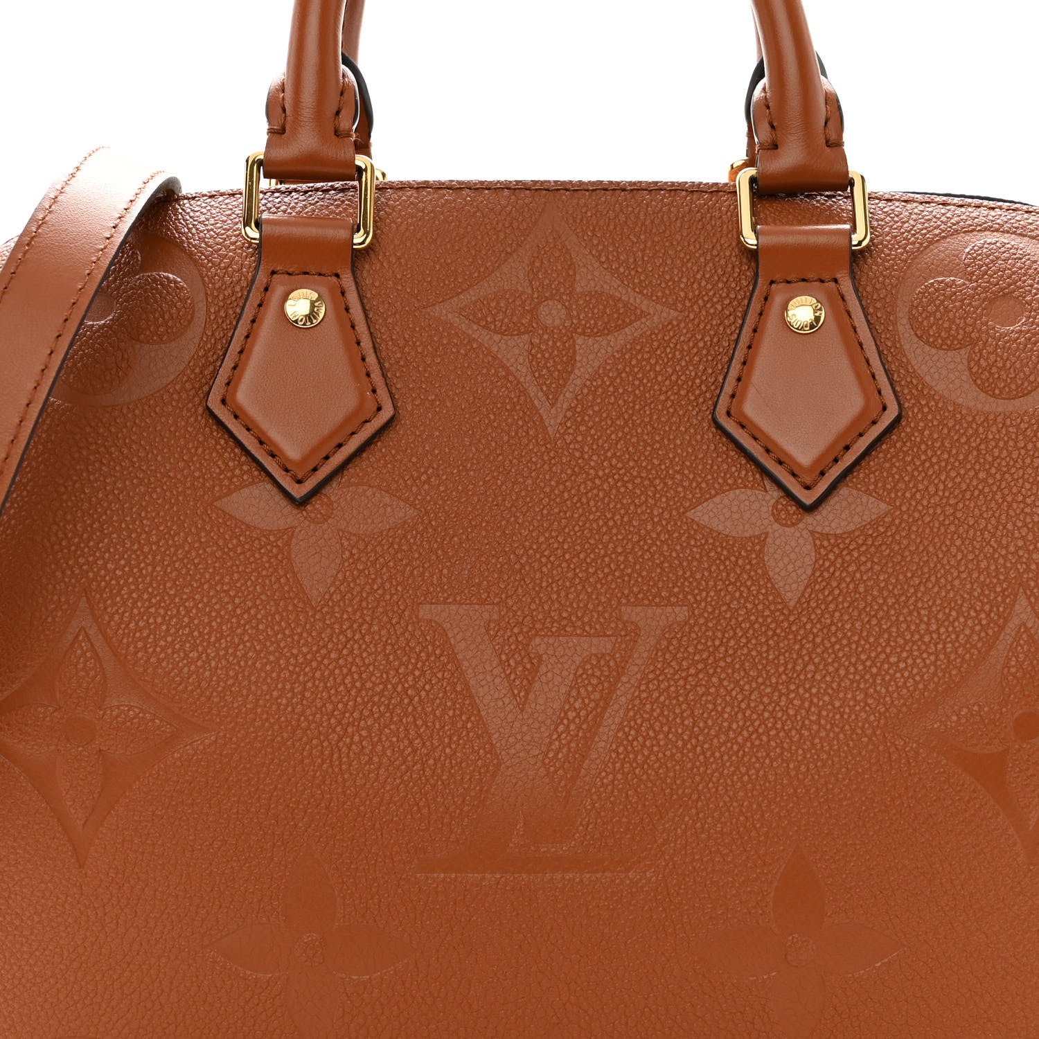 Louis Vuitton Empreinte Monogram Giant Speedy Bandouliere 25 Cognac 7 of 9