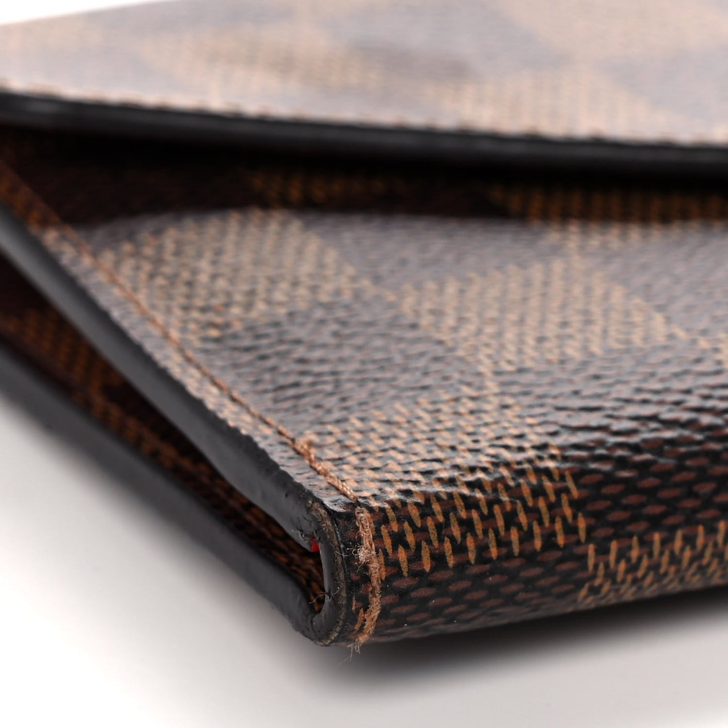 Damier Ebene Josephine Wallet Red