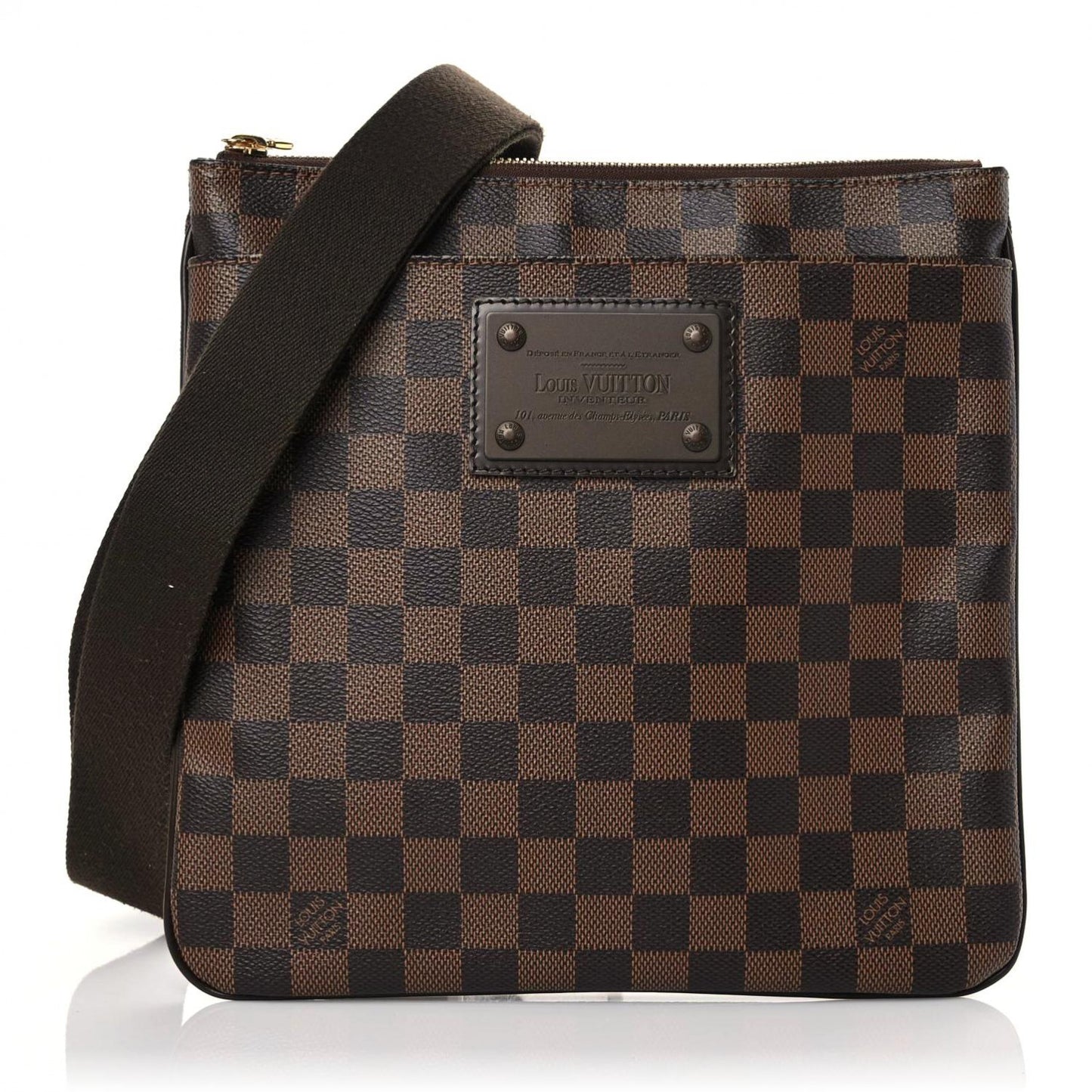 Damier Ebene Brooklyn Flat Pochette
