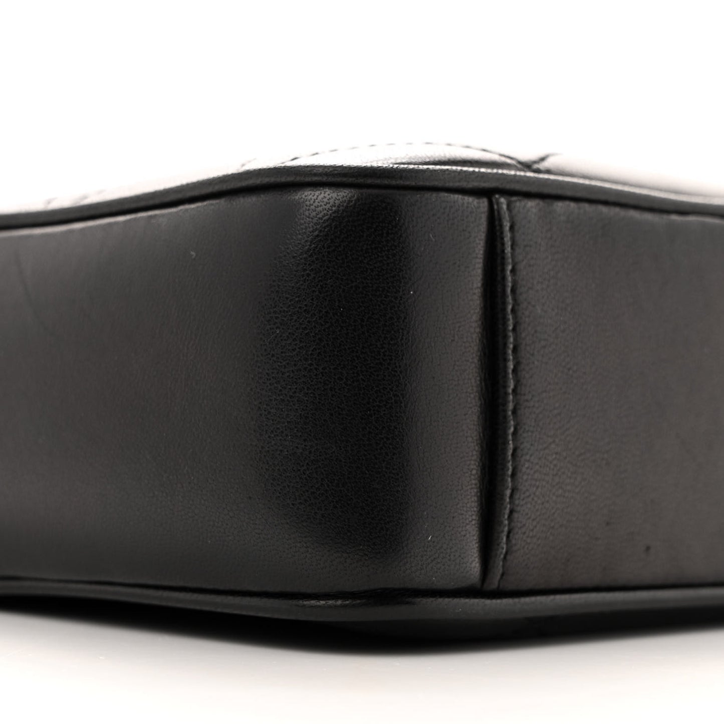 Lambskin Quilted Le Maillon Chain Strap Crossbody Black