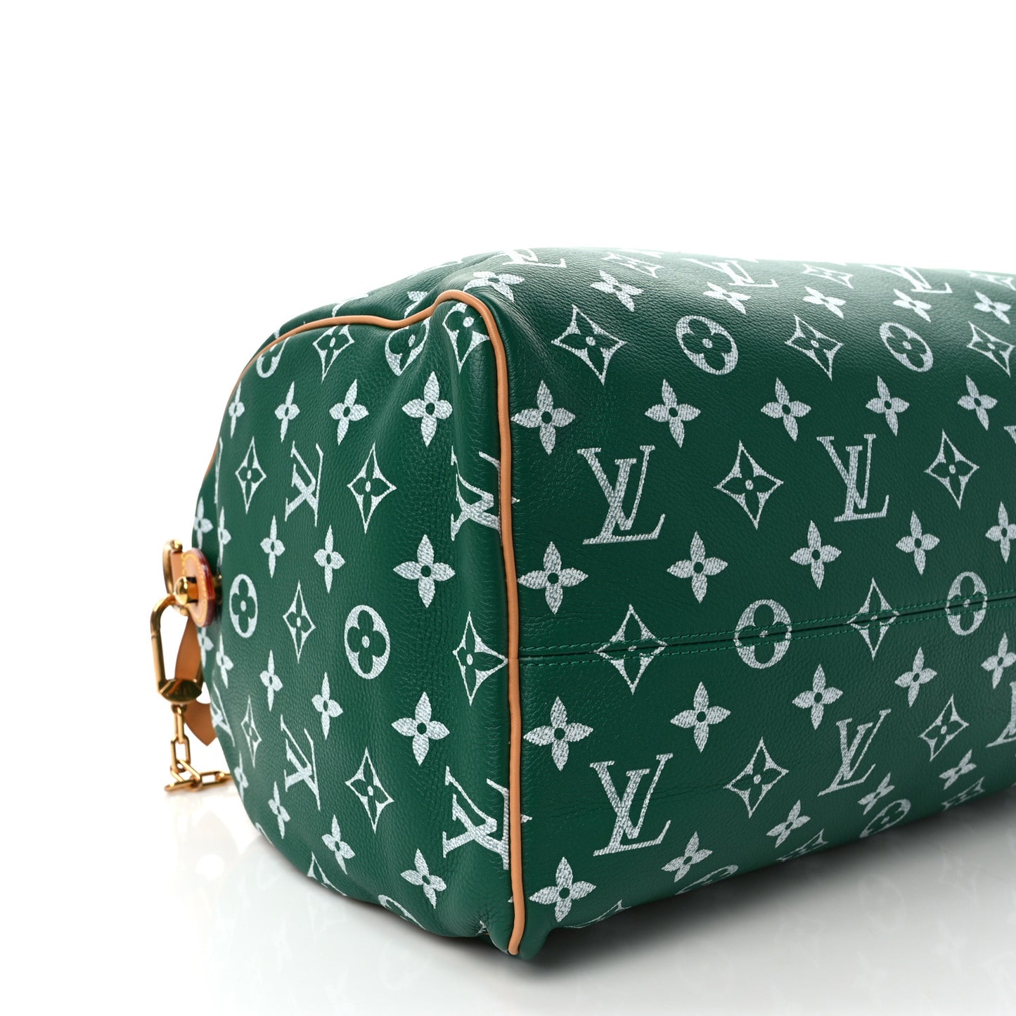Calfskin Monogram Speedy P9 Bandouliere 40 Green