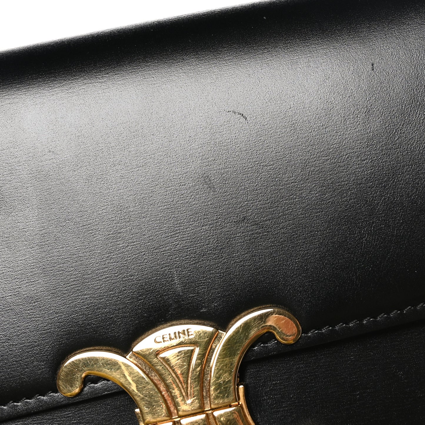 Shiny Calfskin Teen Triomphe Black