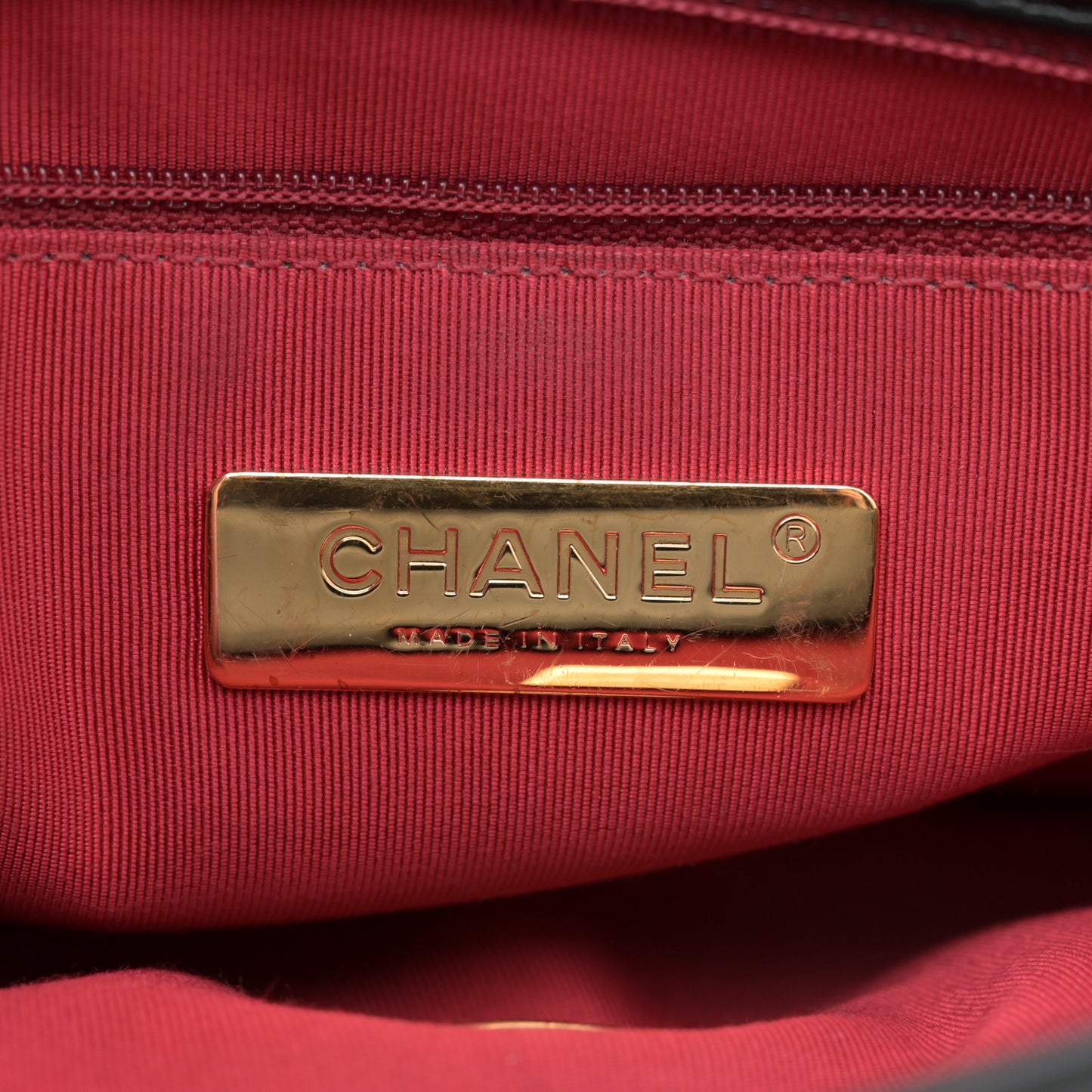 Lambskin Quilted Medium Chanel 19 Flap Black