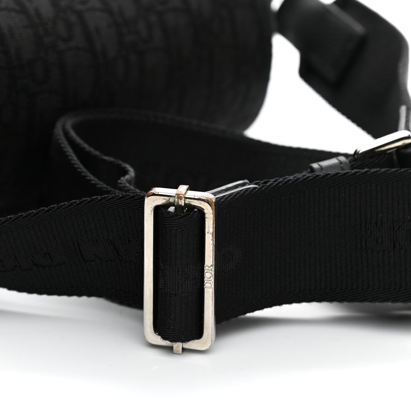 Oblique Roller Messenger Bag Black