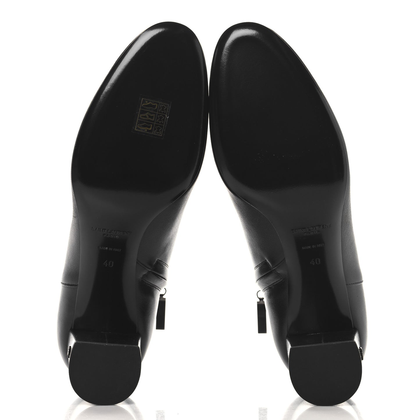 Nappa Vendome Loulou 70mm Ankle Zip Boot 40 Black