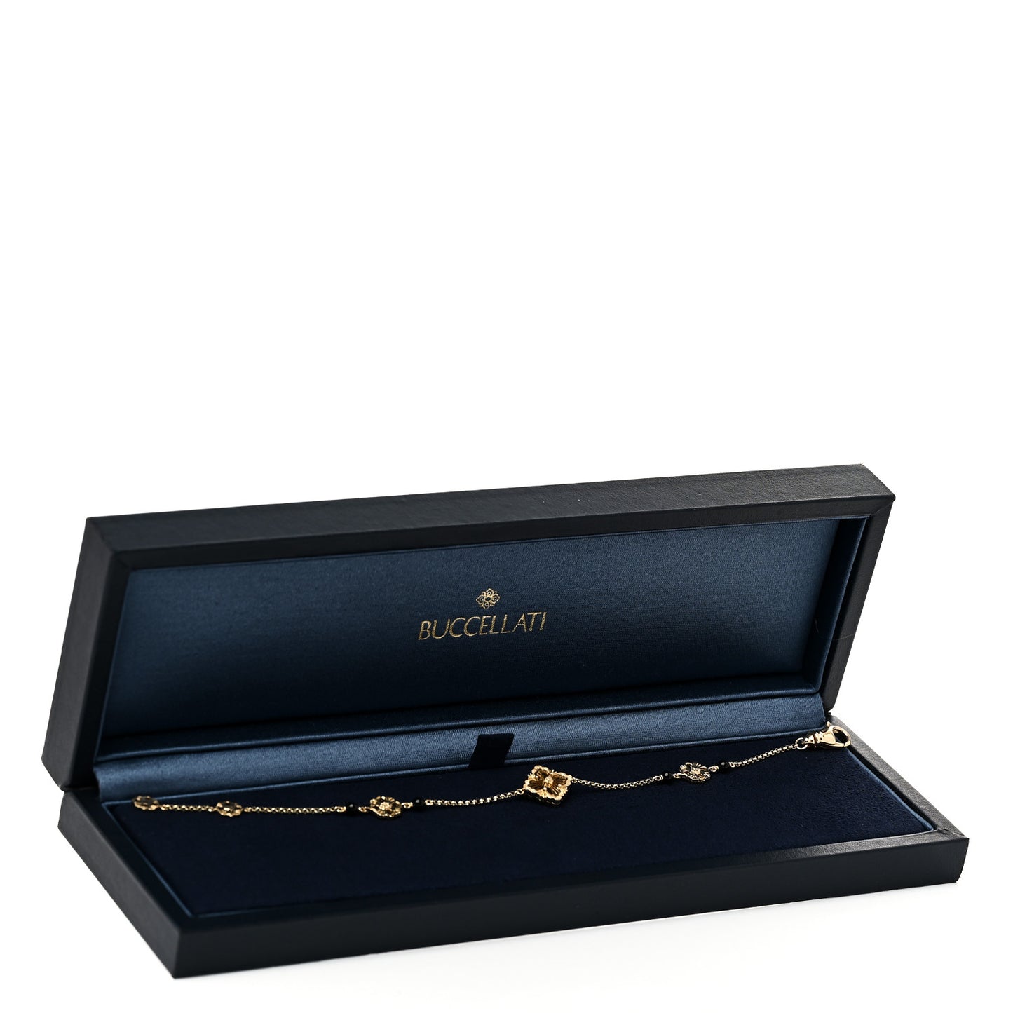 18K Yellow Gold Onyx Opera Tulle Bracelet