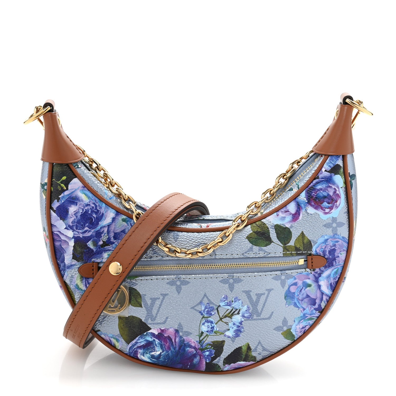 louis vuitton hängematte Louis Vuitton Metallic Monogram LV Garden Loop PM Blue 1739976 – FASHIONPHILE