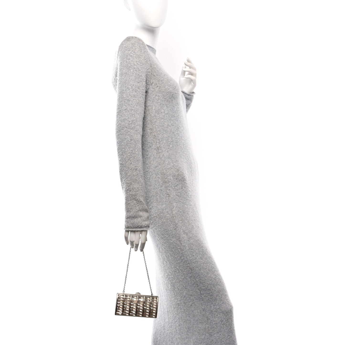 Swarovski Crystal Goddess Clutch Champagne