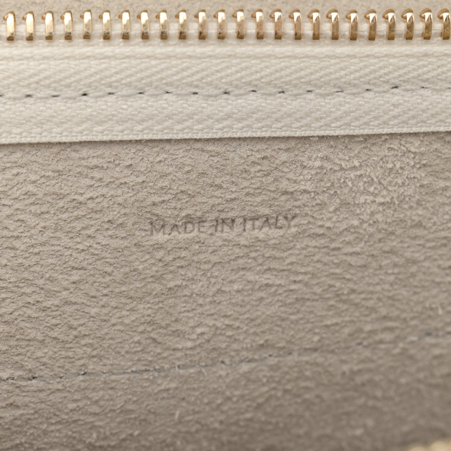 Grained Calfskin Nano Belt Bag Chalk