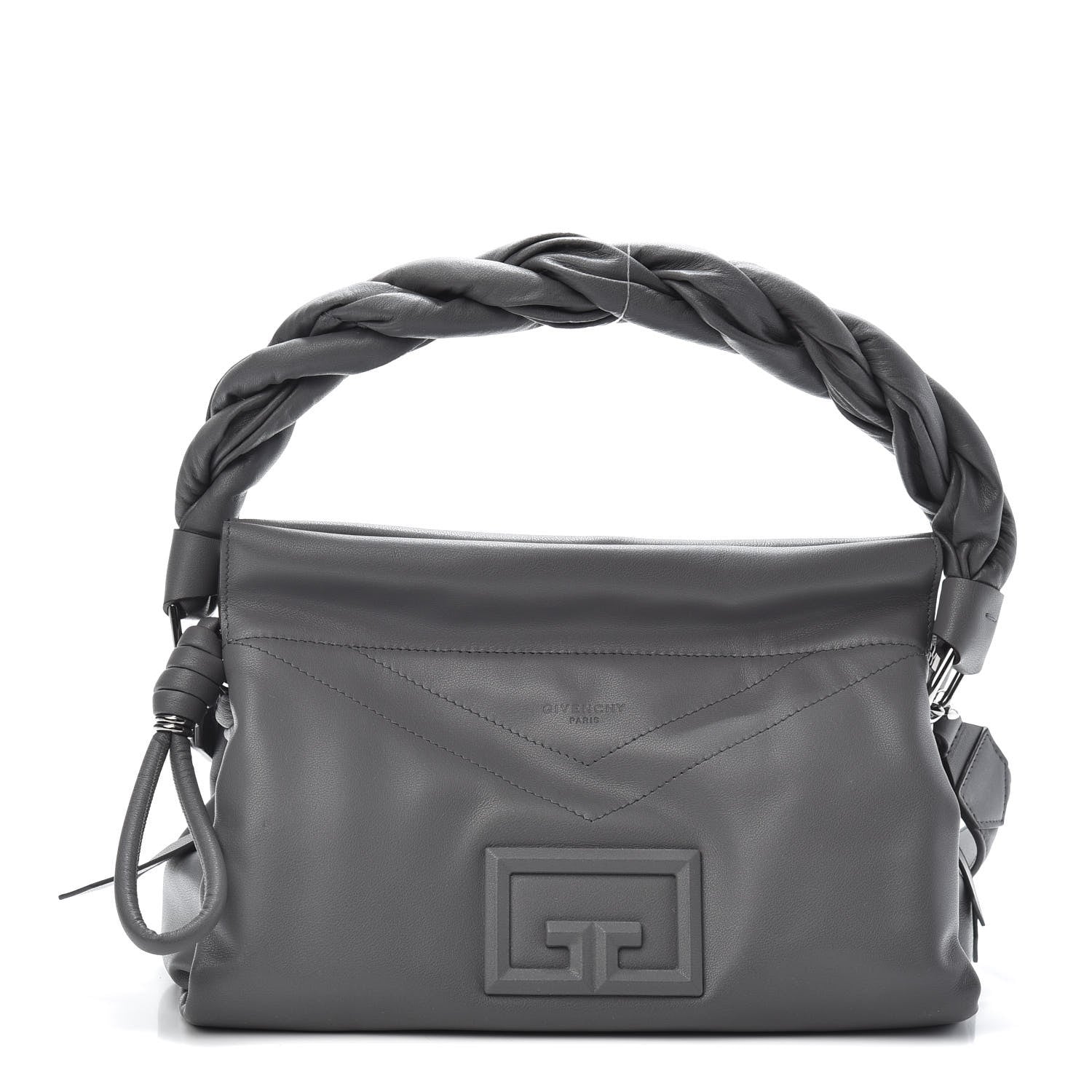Givenchy Calfskin Medium ID93 Satchel Storm Grey 1 of 9