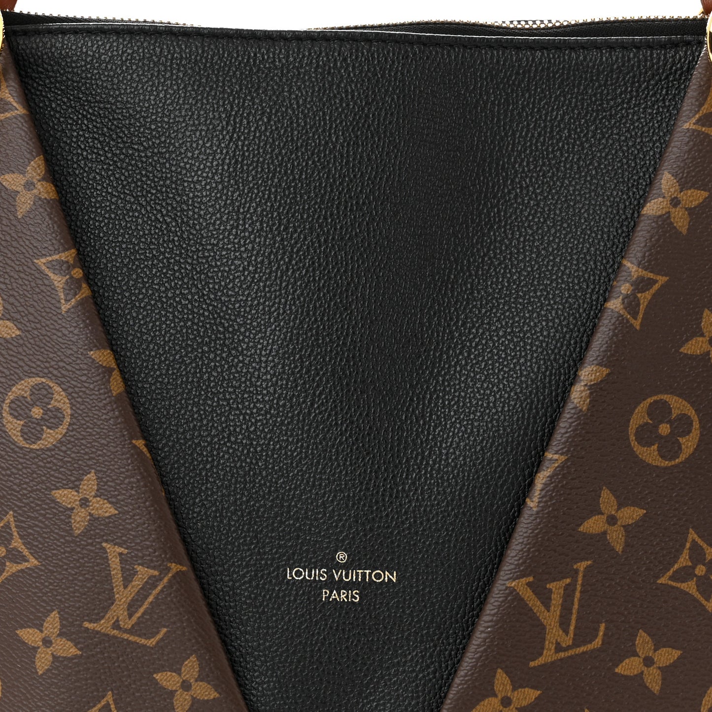 Monogram V Tote MM Black