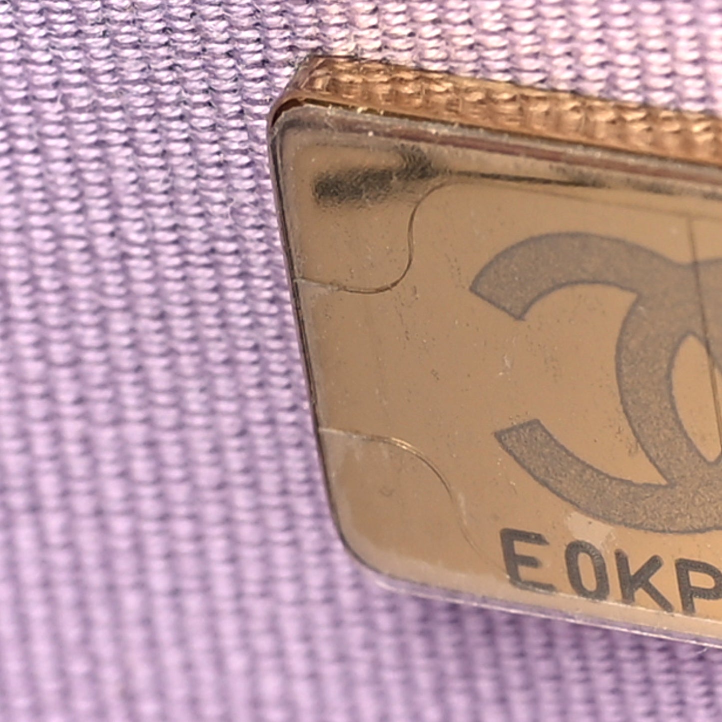 Caviar Quilted Sweetheart Wallet On Chain WOC Light Purple