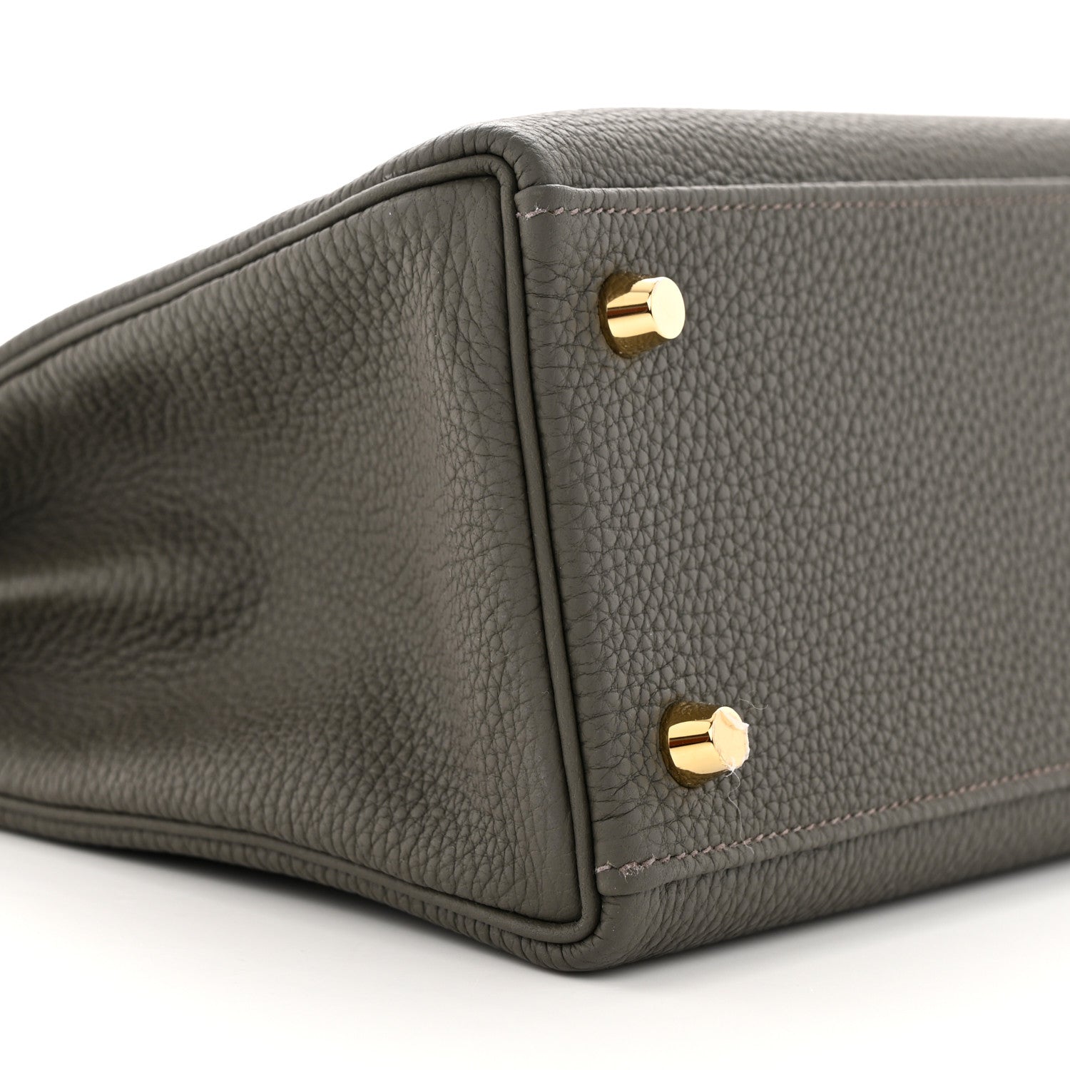 Hermes Togo Kelly Retourne 25 Vert De Gris 9 of 12