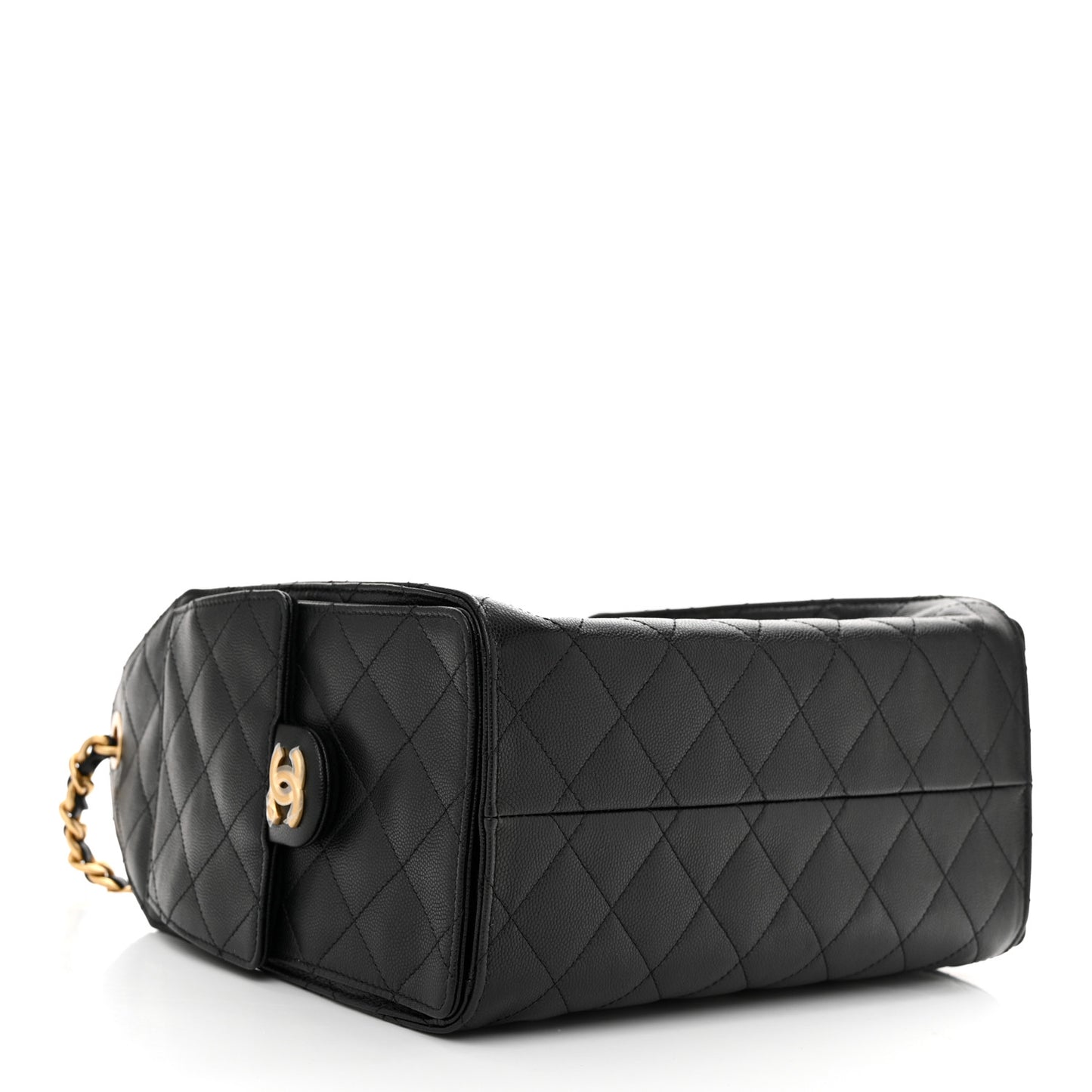 Caviar Quilted Small Chanel 25 Handbag Black