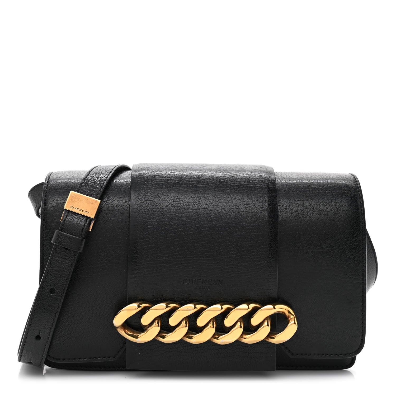 Givenchy Goatskin Infinity Flap Bag Black 1 of 9