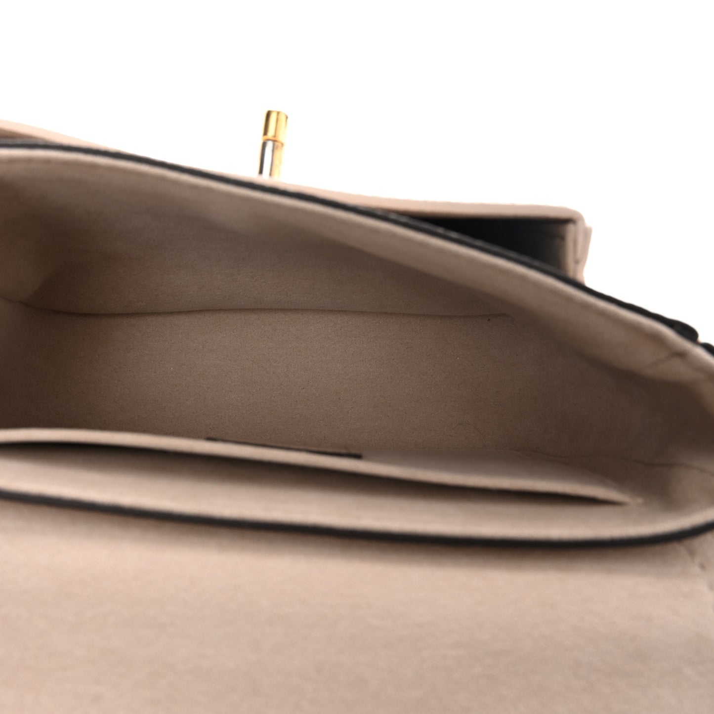 Grained Calfskin Lockme Tender Greige