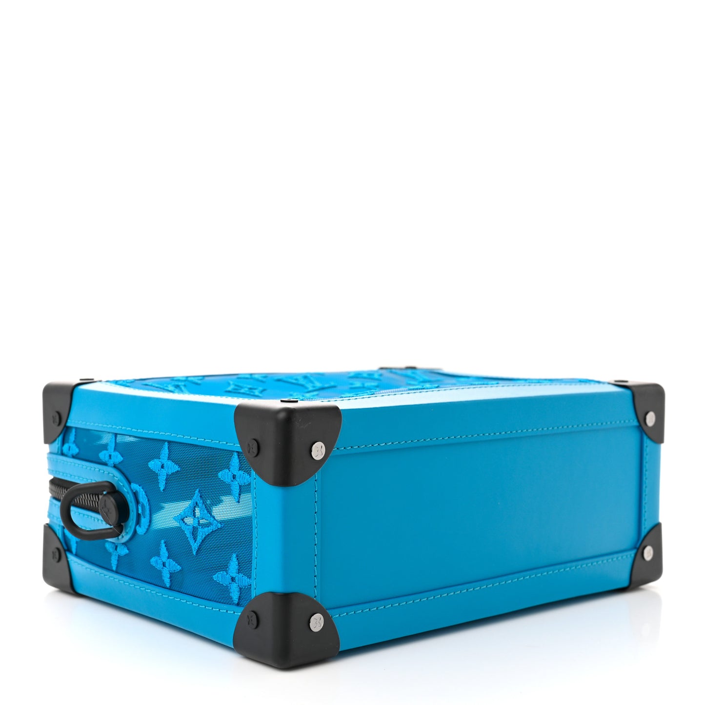 Monogram See Through Soft Trunk Turquoise