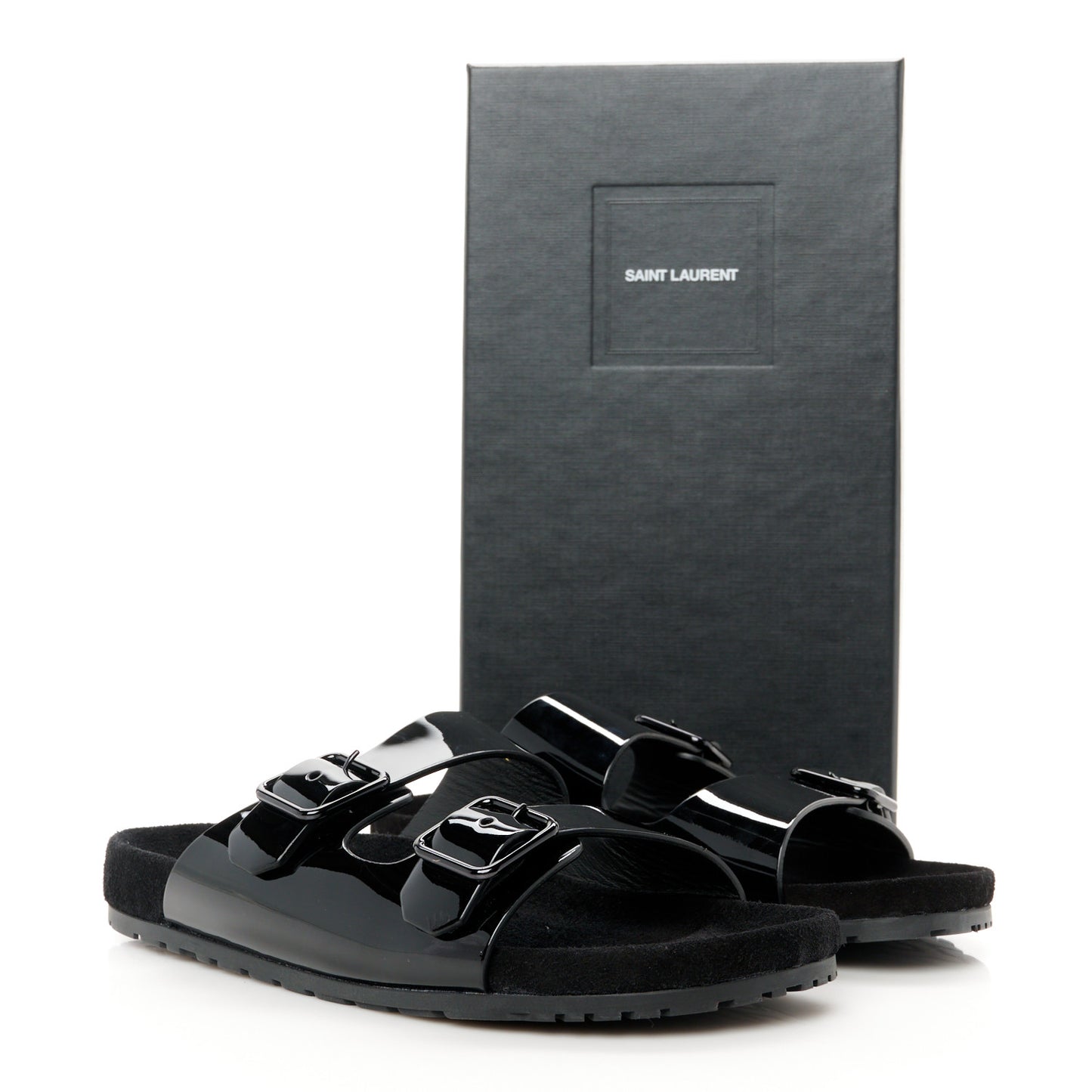 Vernie Grumpy Jimmy Cross Slides 39.5 Black