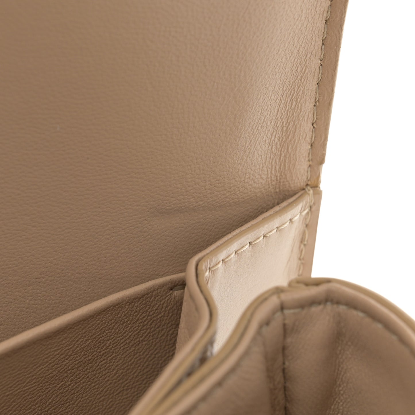 Shiny Calfskin Medium Triomphe Nude