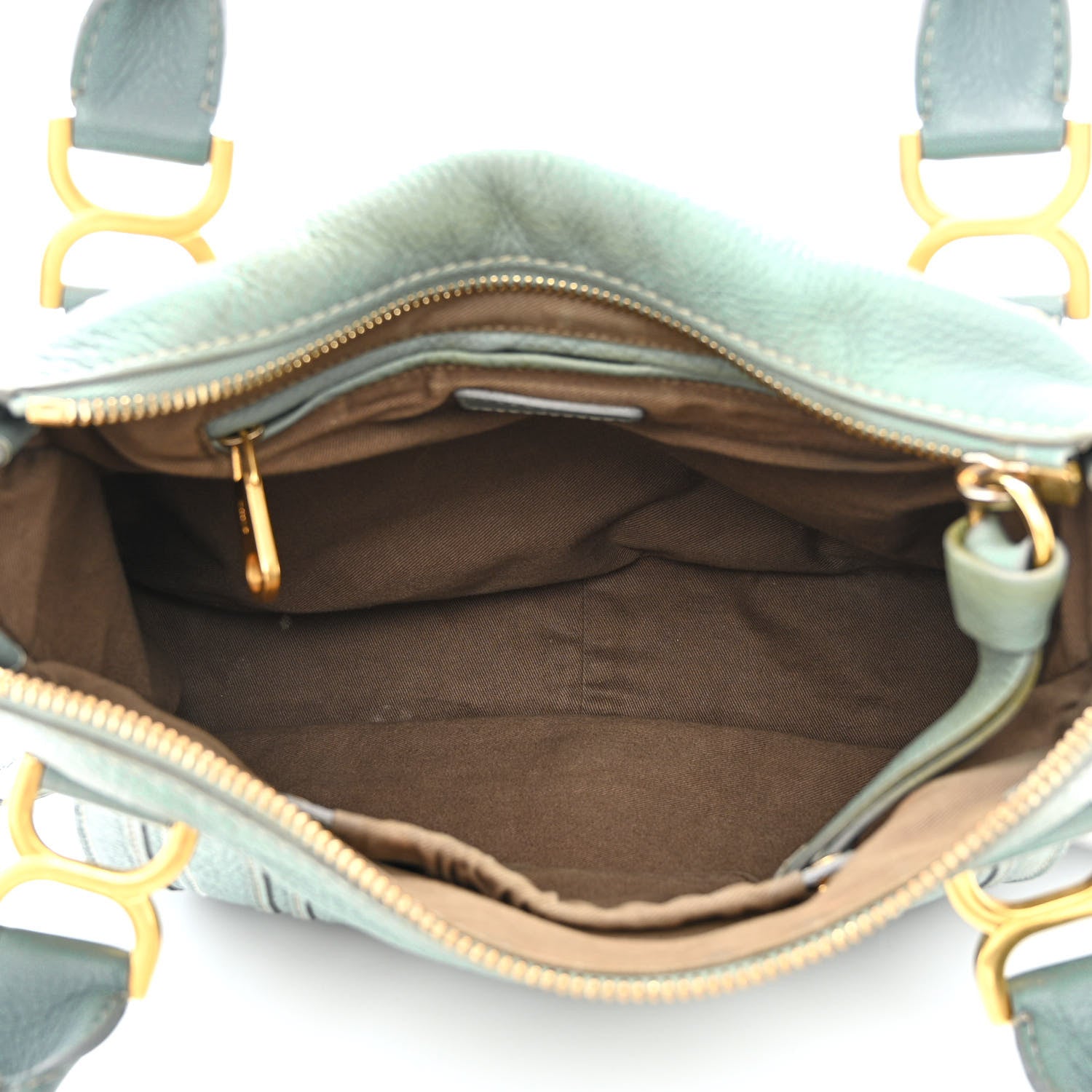 Chloe Calfskin Medium Marcie Satchel Fresh Mint 5 of 18