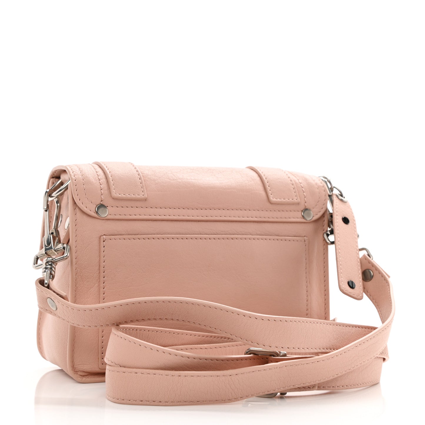 Lambskin PS1 Mini Pouch Messenger Light Apricot