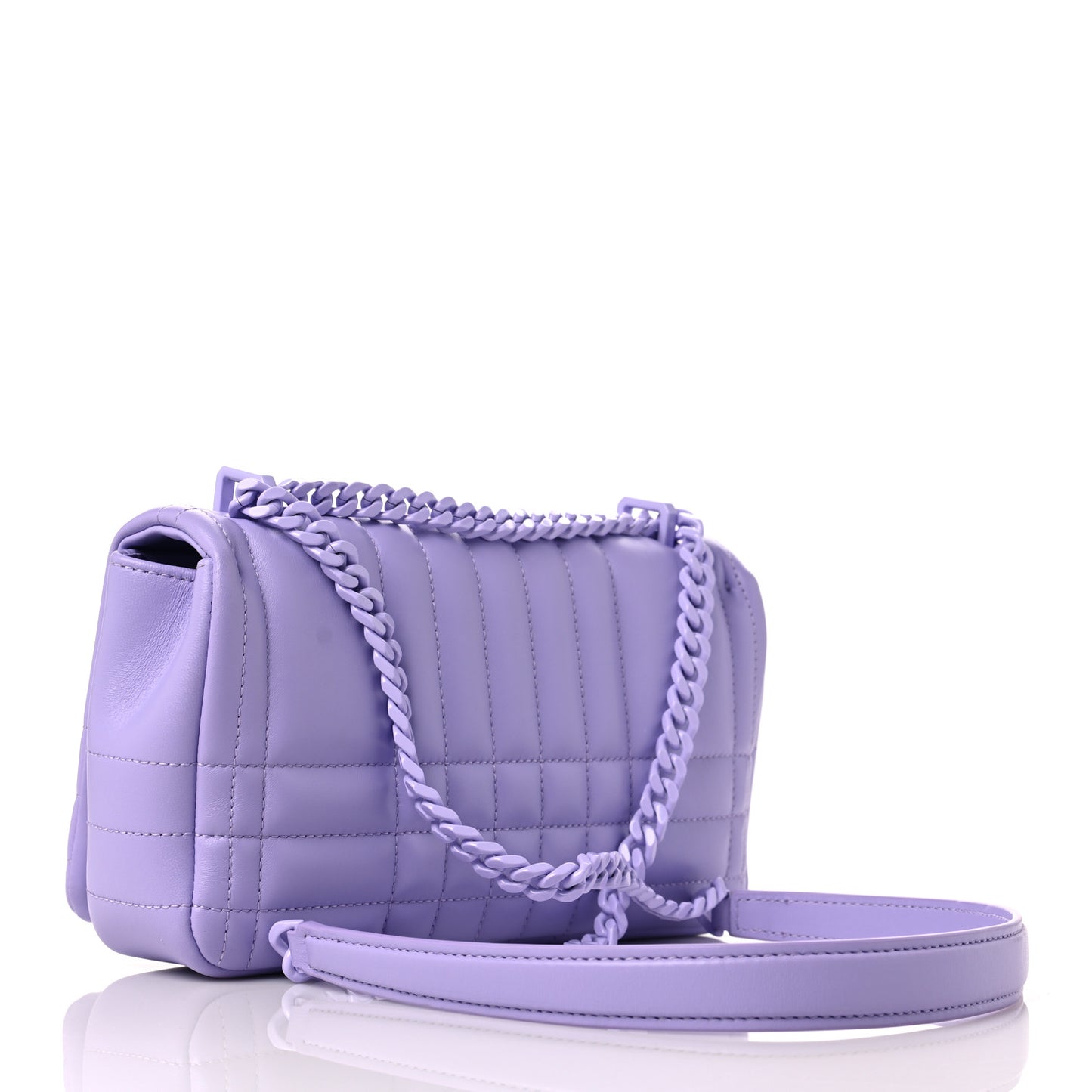 Lambskin Quilted Small Lola Bag Soft Violet
