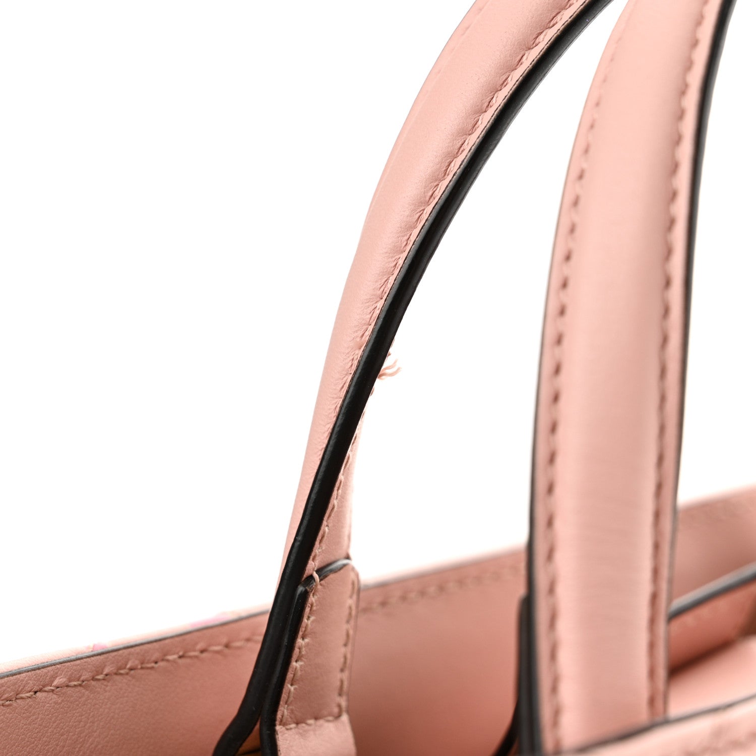 Gucci Calfskin Matelasse GucciGhost Small GG Marmont Tote Perfect Pink Rosa Ivory 11 of 12