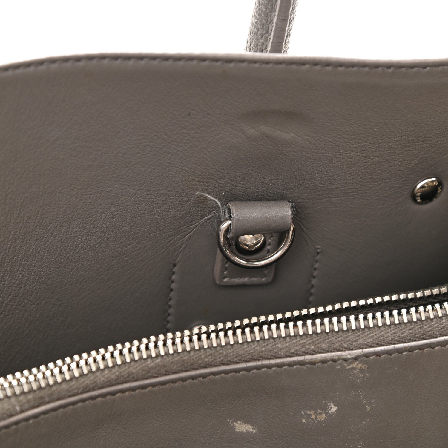 Saint Laurent Grained Calfskin Small Sac De Jour Fog 11 of 16